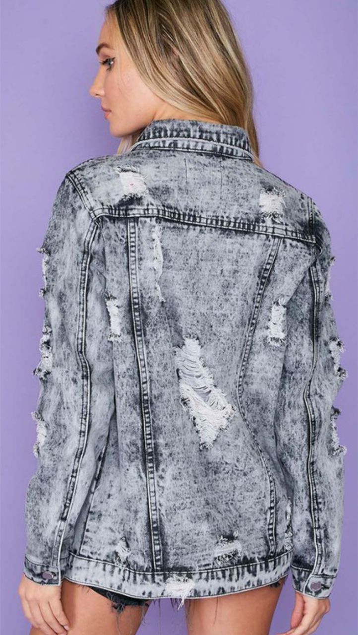 Men´s jacket // Urban classics Oversized Denim Jacket light skyblue acid  washed